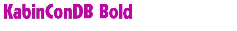 KabinConDB Bold